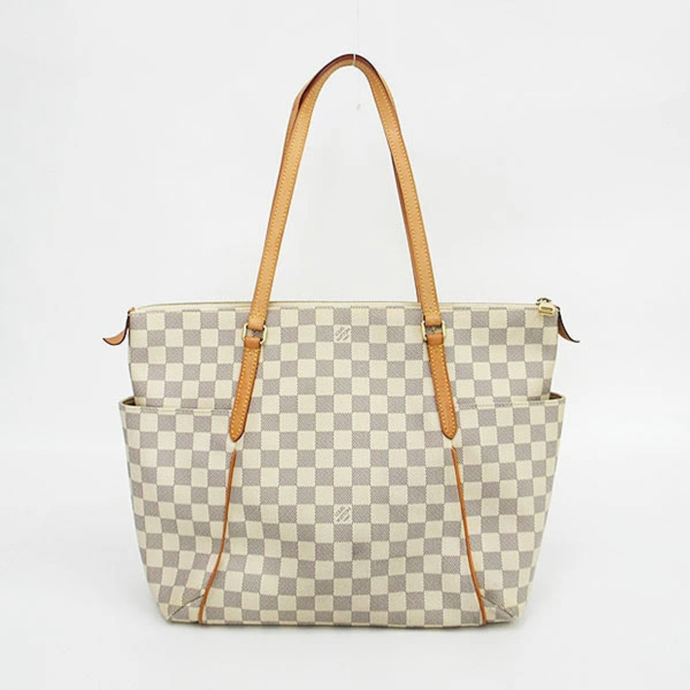 Louis Vuitton Totally Damier Bag Azur Tote White